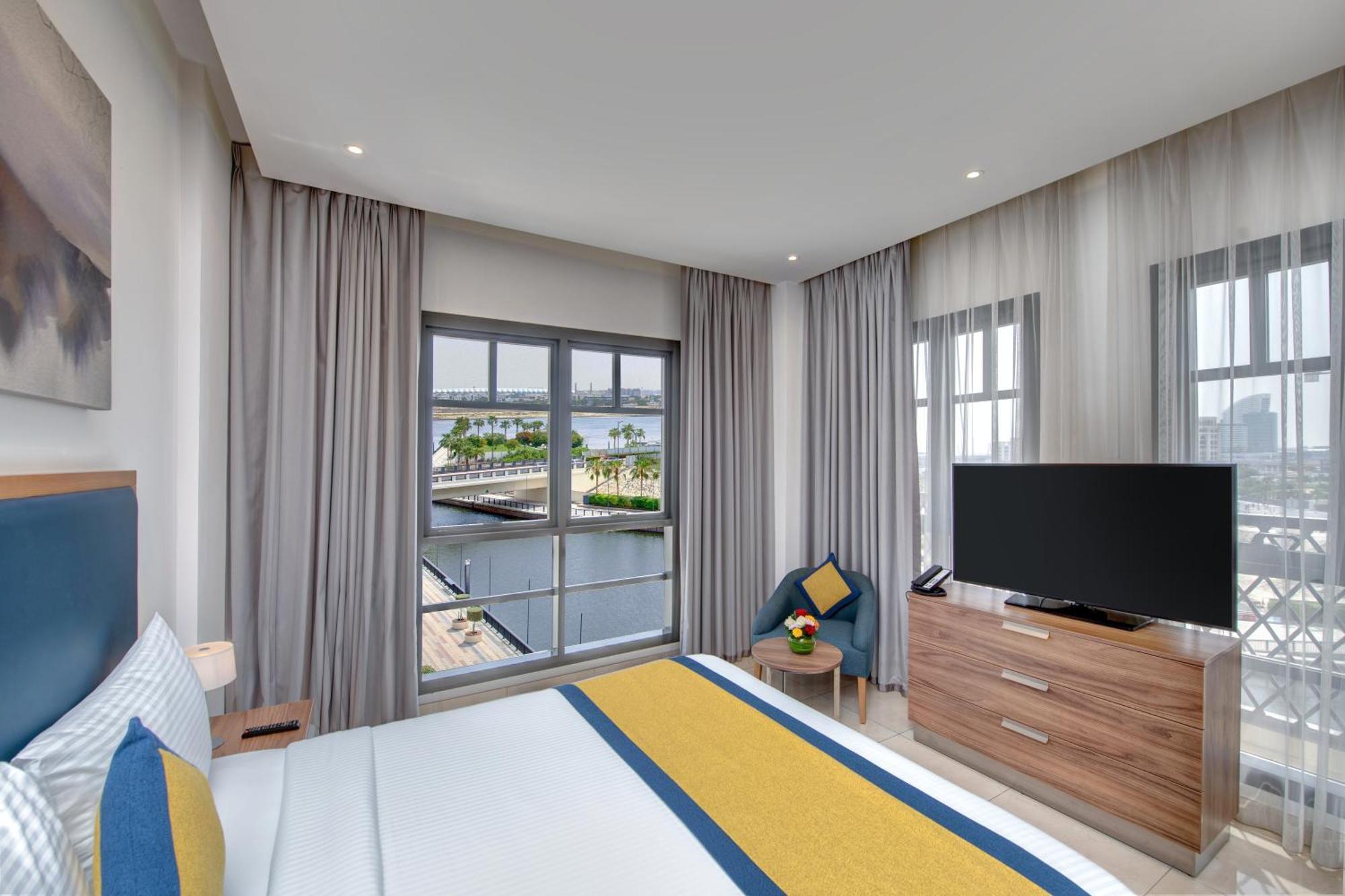 Suha Creek Hotel Apartment, Waterfront Jaddaf, Dubái Exterior foto
